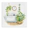 Stupell Industries Serene Bathroom Interior with Greenery Canvas Wall Art